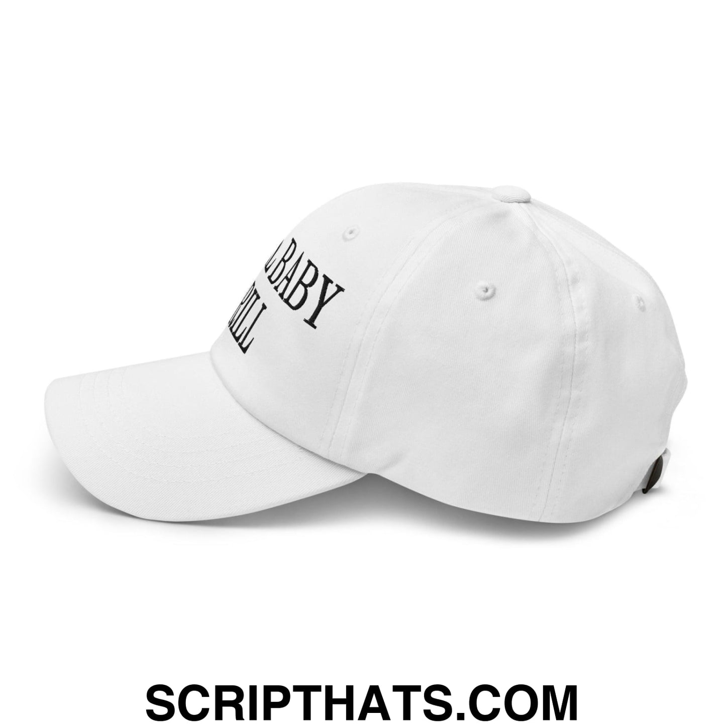 Drill Baby Drill Golf Dad Hat White