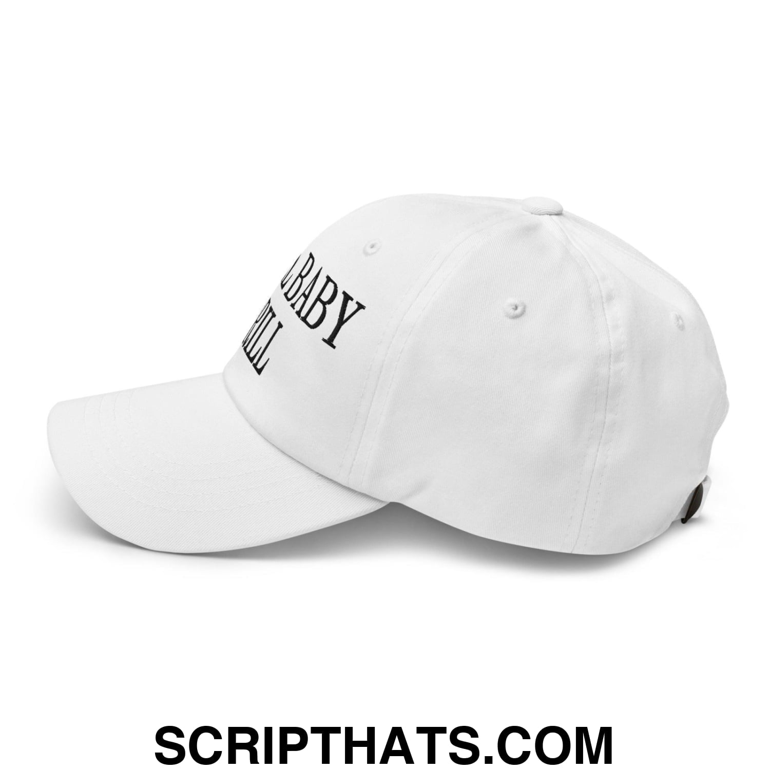 Drill Baby Drill Golf Dad Hat White