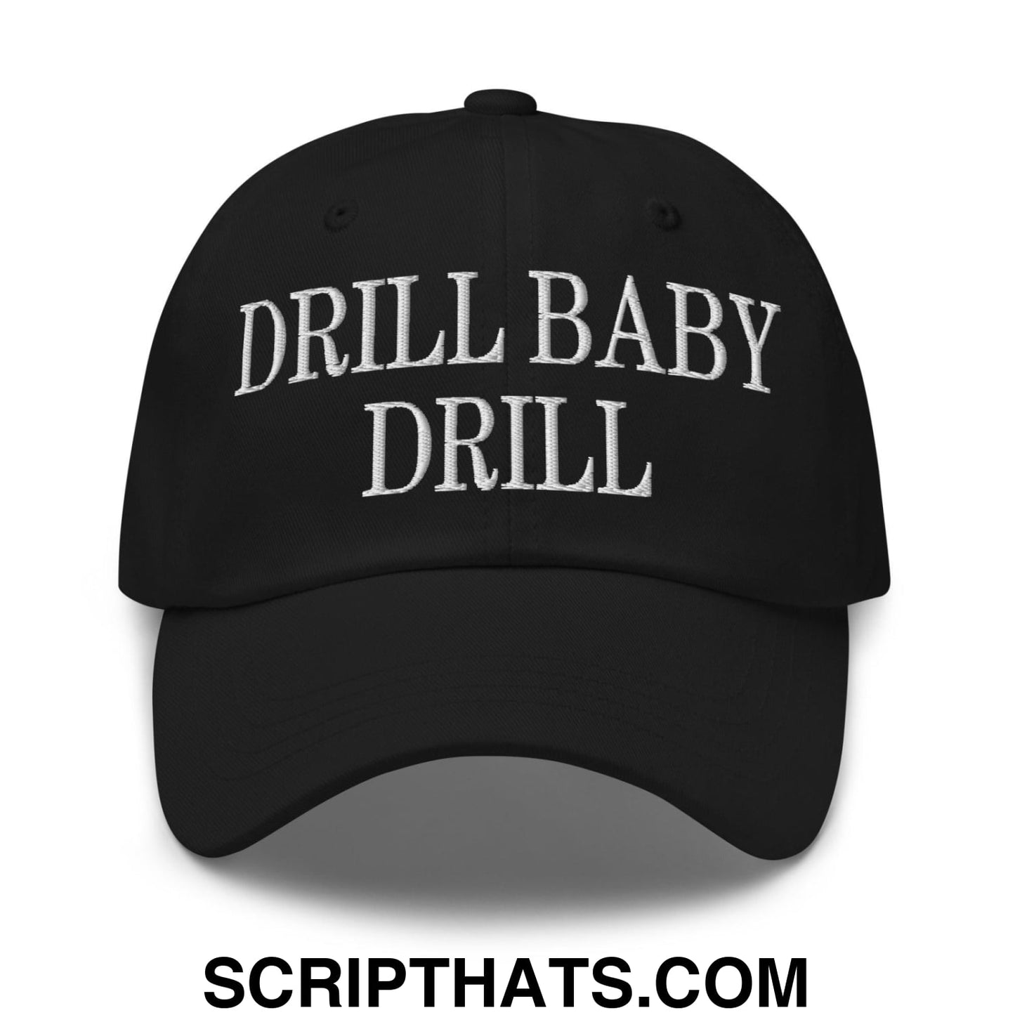 Drill Baby Drill Golf Dad Hat Black