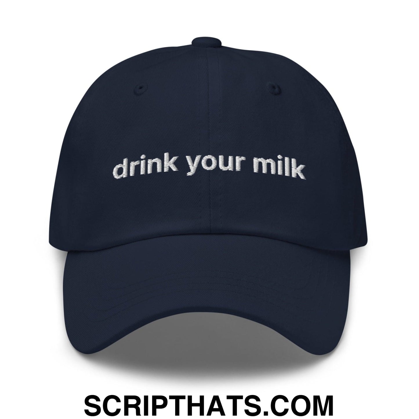 Drink Your Milk Dad Hat Navy