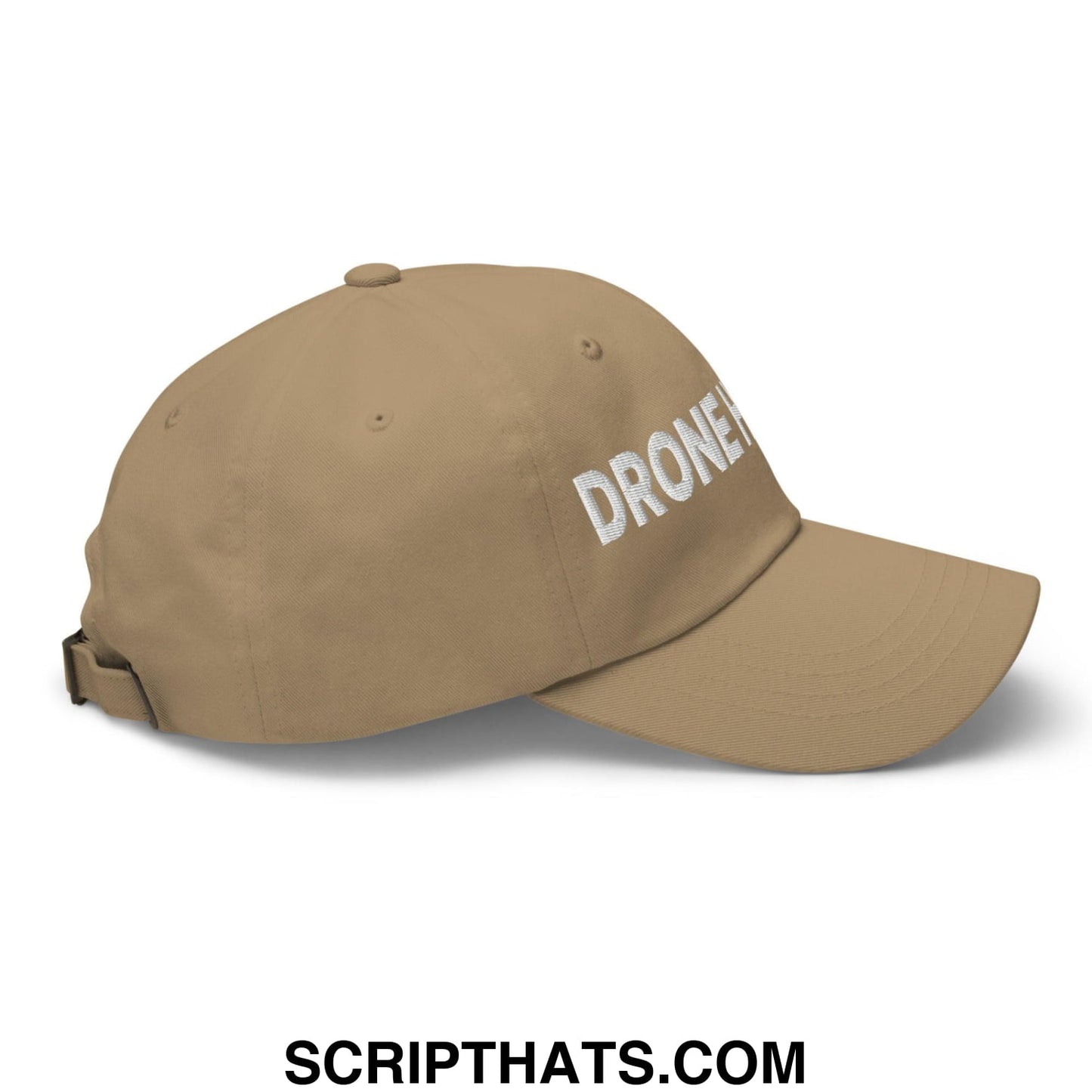 Drone Hunter Embroidered Dad Hat Khaki