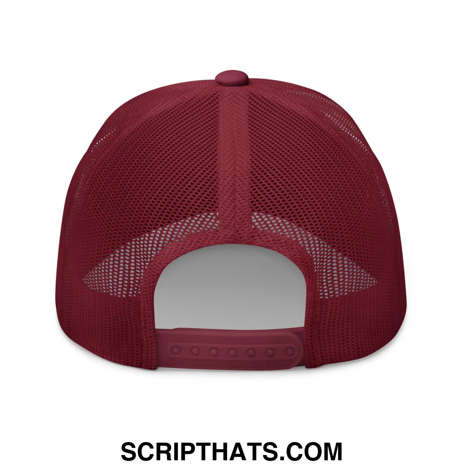 Drone Hunter Embroidered Mesh Trucker Hat Cranberry