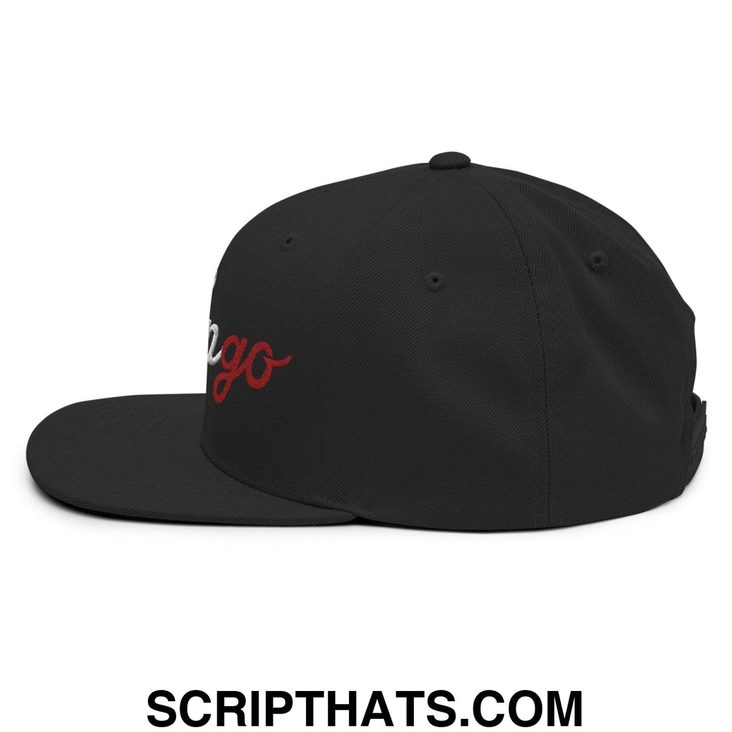 Durango Mexico Vintage Sports Script Snapback Hat Black