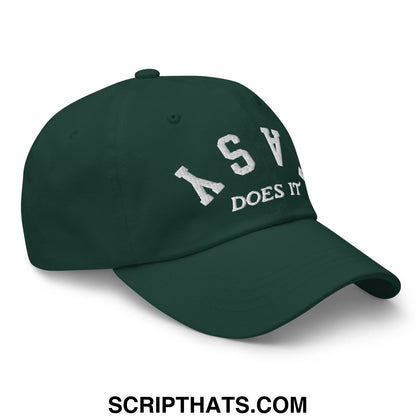 Easy Does It Embroidered Unstructured Golf Dad Hat Spruce