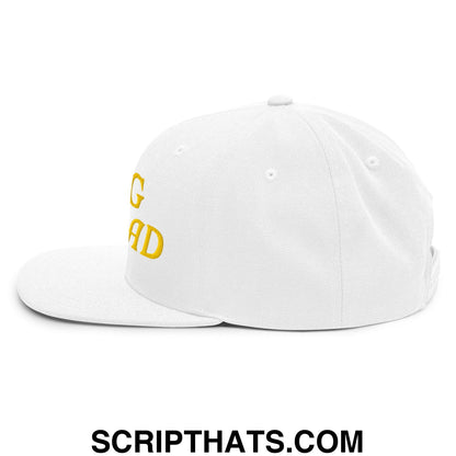 Egg Salad Embroidered Flat Bill Brim Snapback Hat Default Title