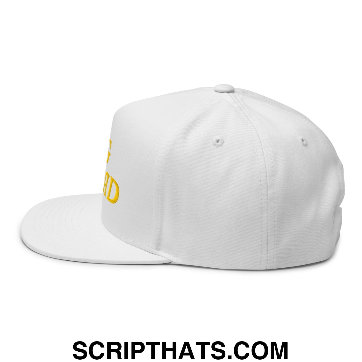 Egg Salad Embroidered Flat Brim Bill Golf 5 Panel Snapback Hat Default Title