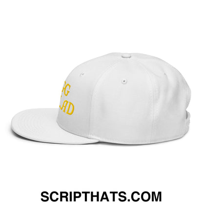 Egg Salad Embroidered Flat Brim Bill Snapback Hat Default Title