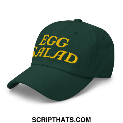 Egg Salad Embroidered Golf Dad Hat Spruce