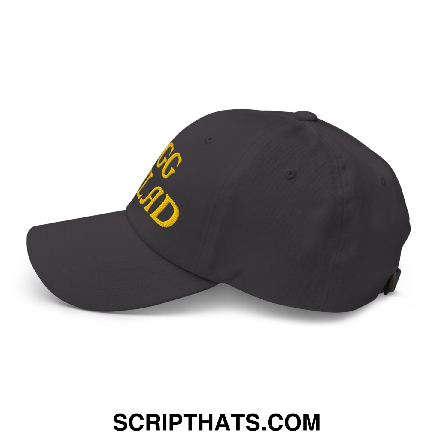 Egg Salad Embroidered Golf Dad Hat Dark Grey
