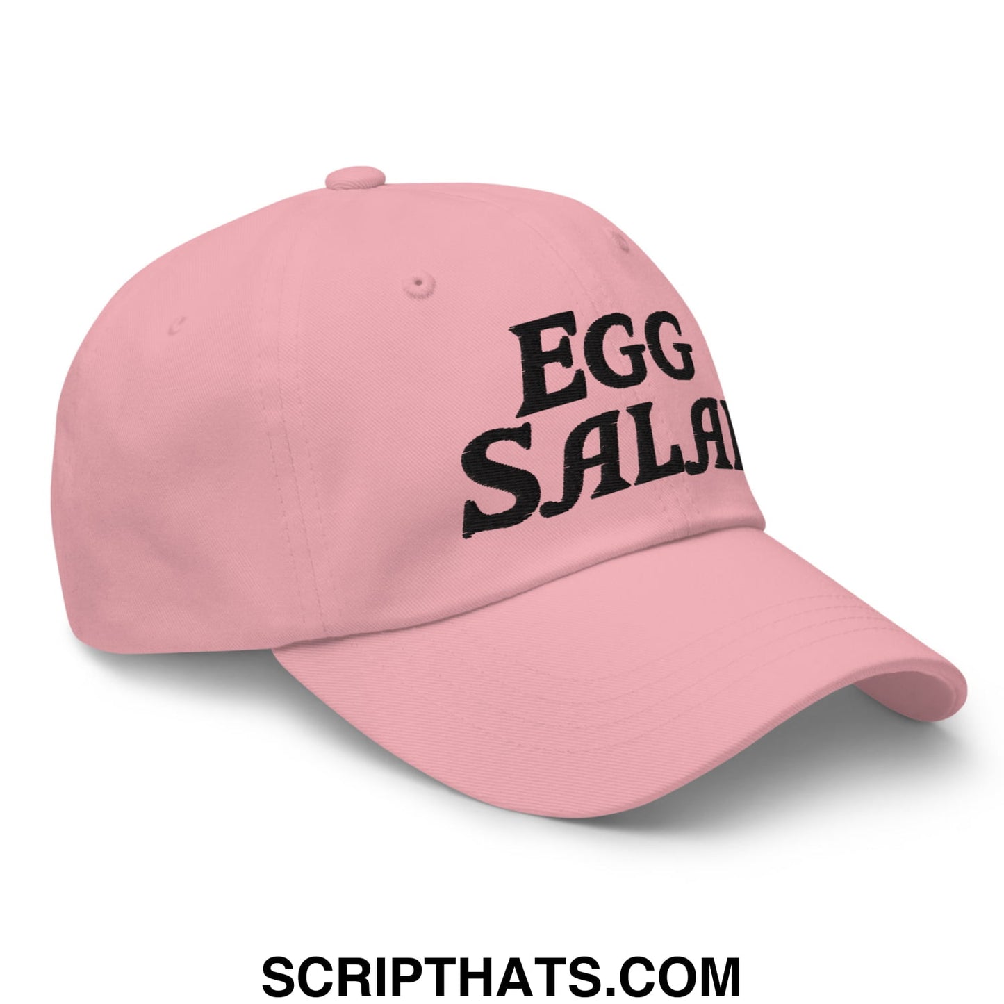 Egg Salad Embroidered Golf Dad Hat Pink