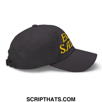 Egg Salad Embroidered Golf Dad Hat Dark Grey