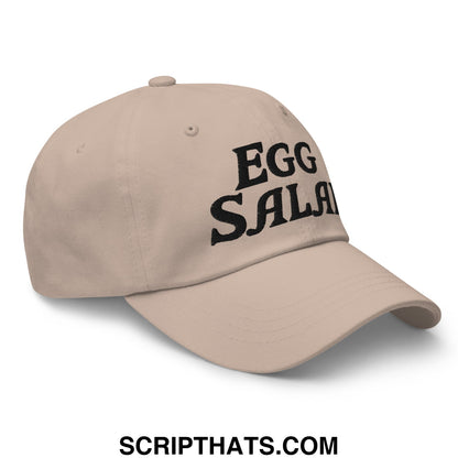 Egg Salad Embroidered Golf Dad Hat Stone