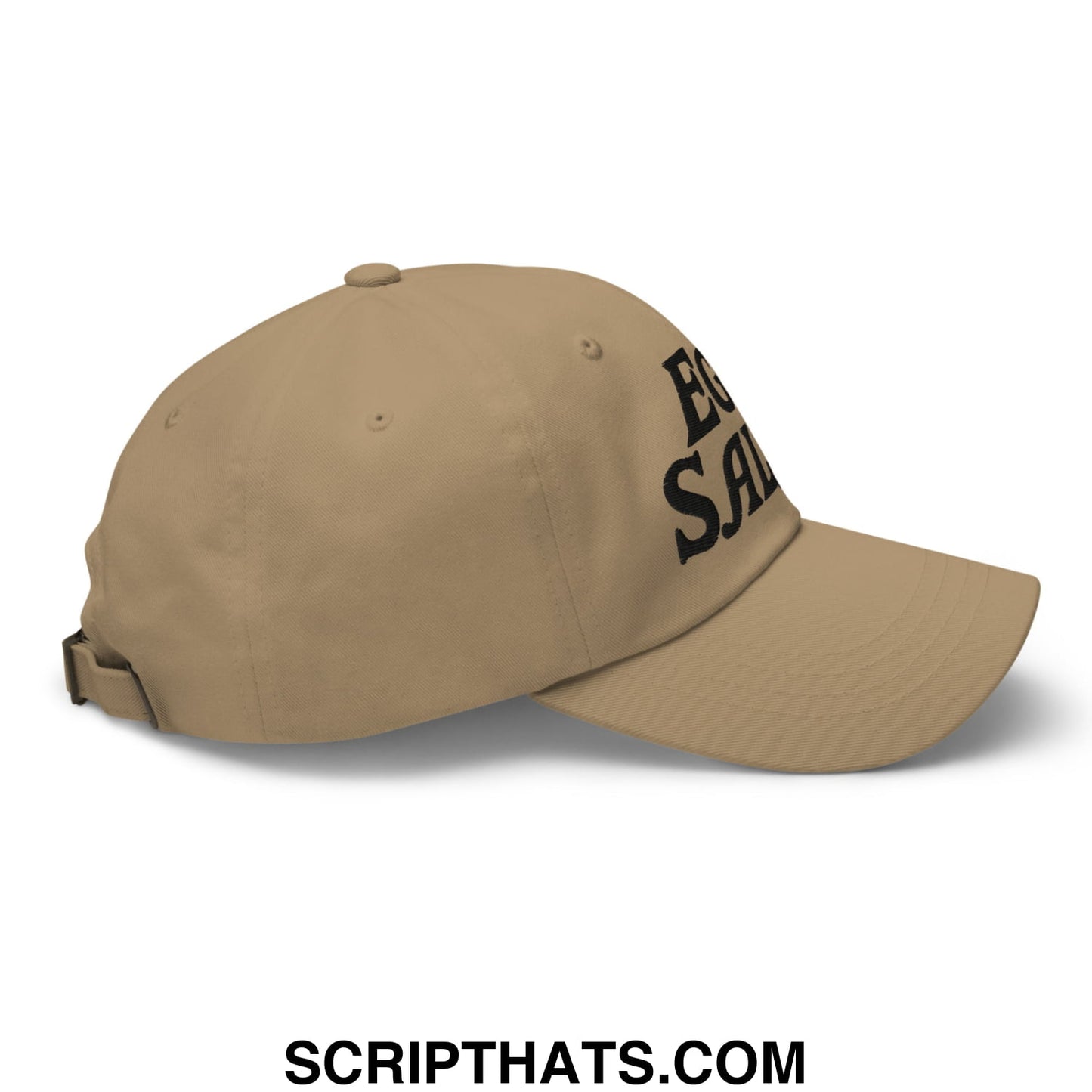 Egg Salad Embroidered Golf Dad Hat Khaki