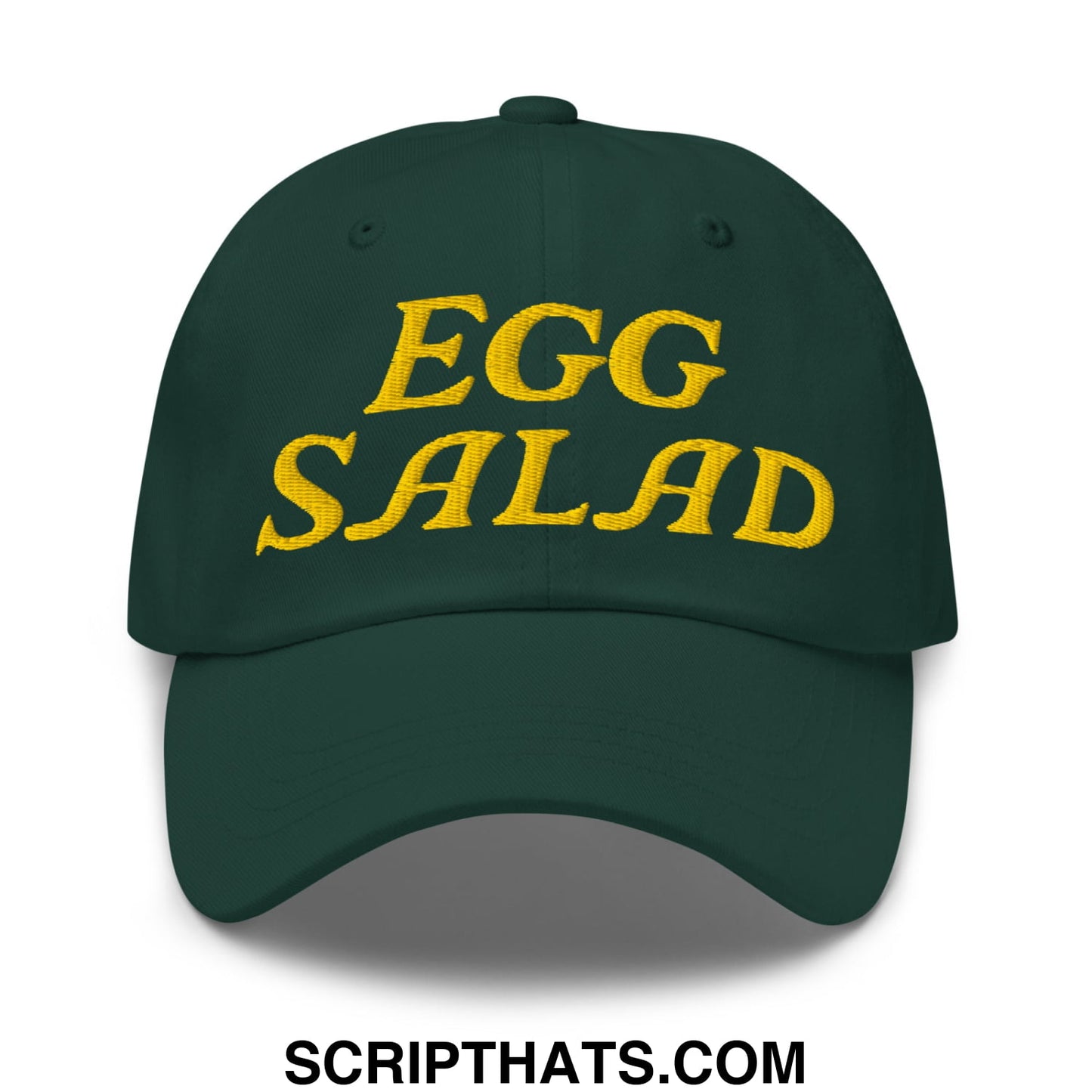 Egg Salad Embroidered Golf Dad Hat Spruce