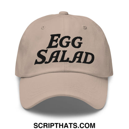 Egg Salad Embroidered Golf Dad Hat Stone