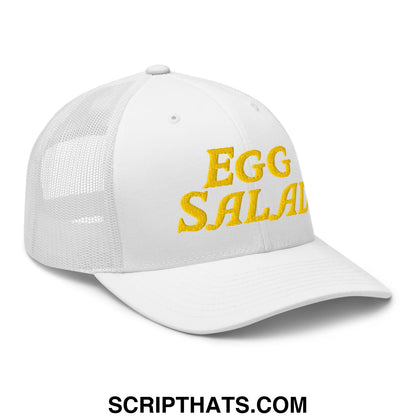 Egg Salad Embroidered Mesh Trucker Hat