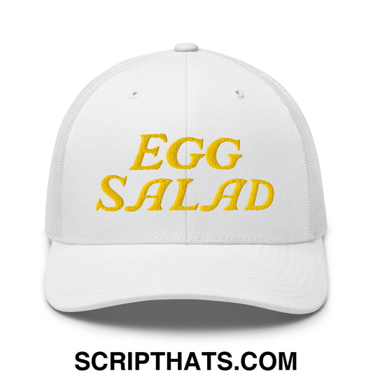 Egg Salad Embroidered Mesh Trucker Hat Default Title