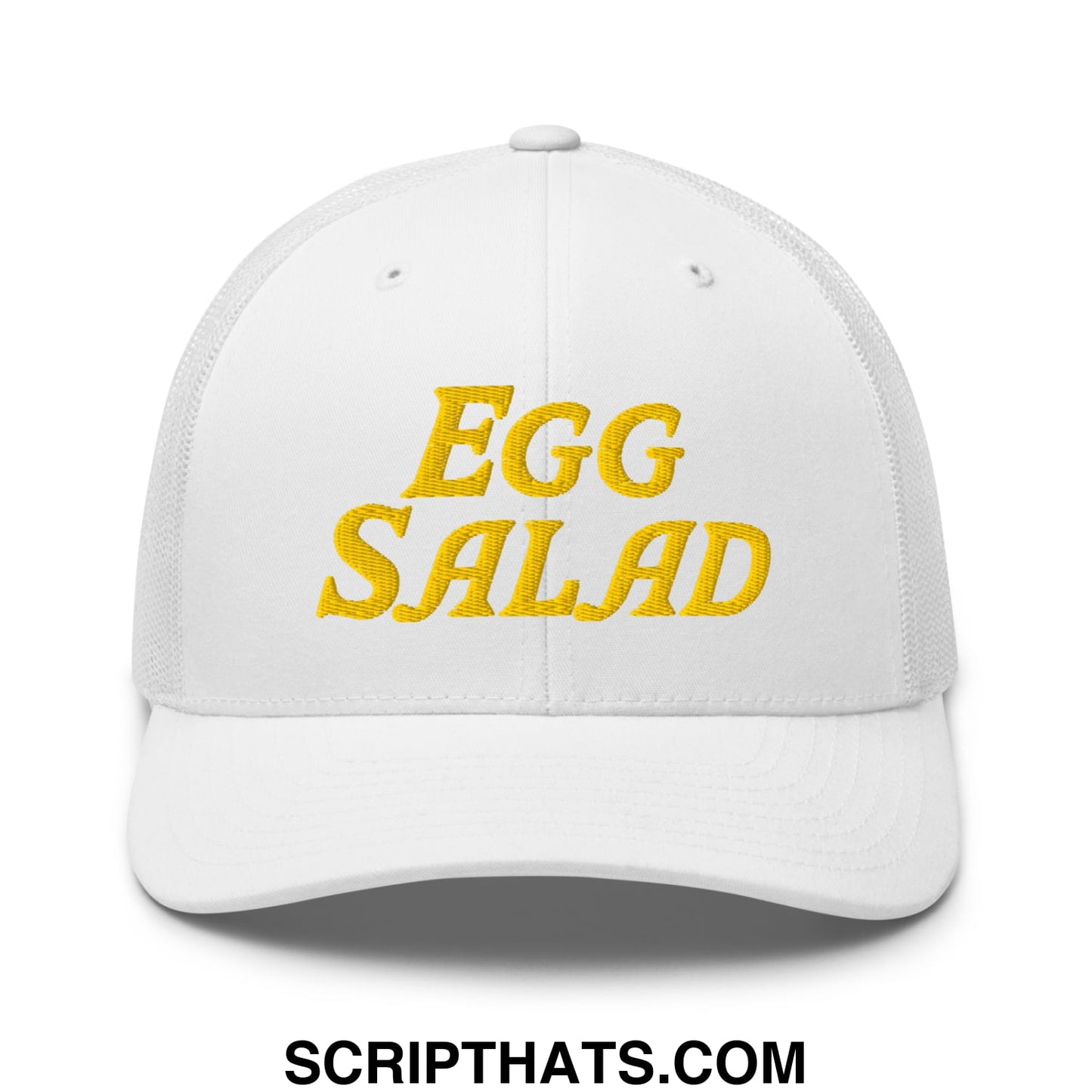 Egg Salad Embroidered Mesh Trucker Hat