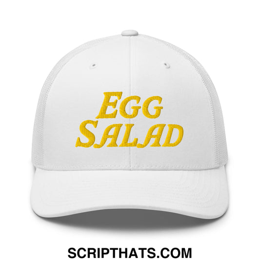 Egg Salad Embroidered Mesh Trucker Hat