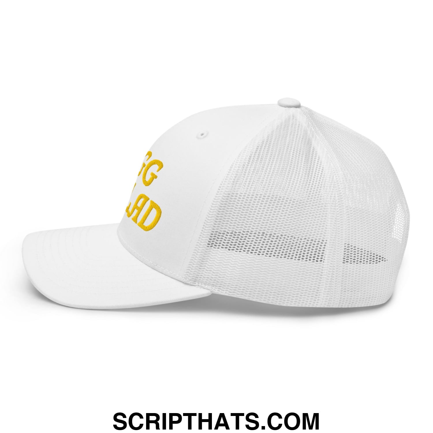 Egg Salad Embroidered Mesh Trucker Hat