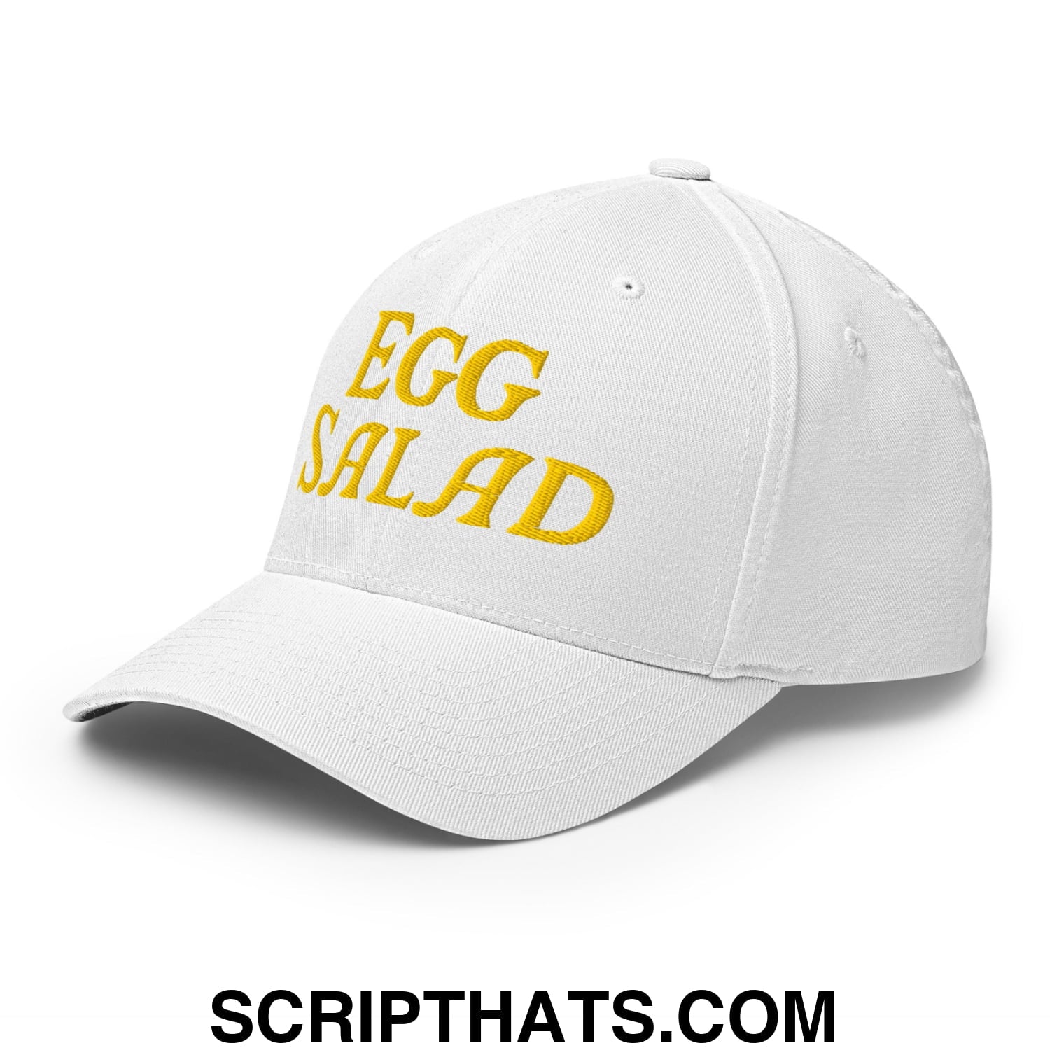Egg Salad Embroidered Stretch Fit Golf Hat