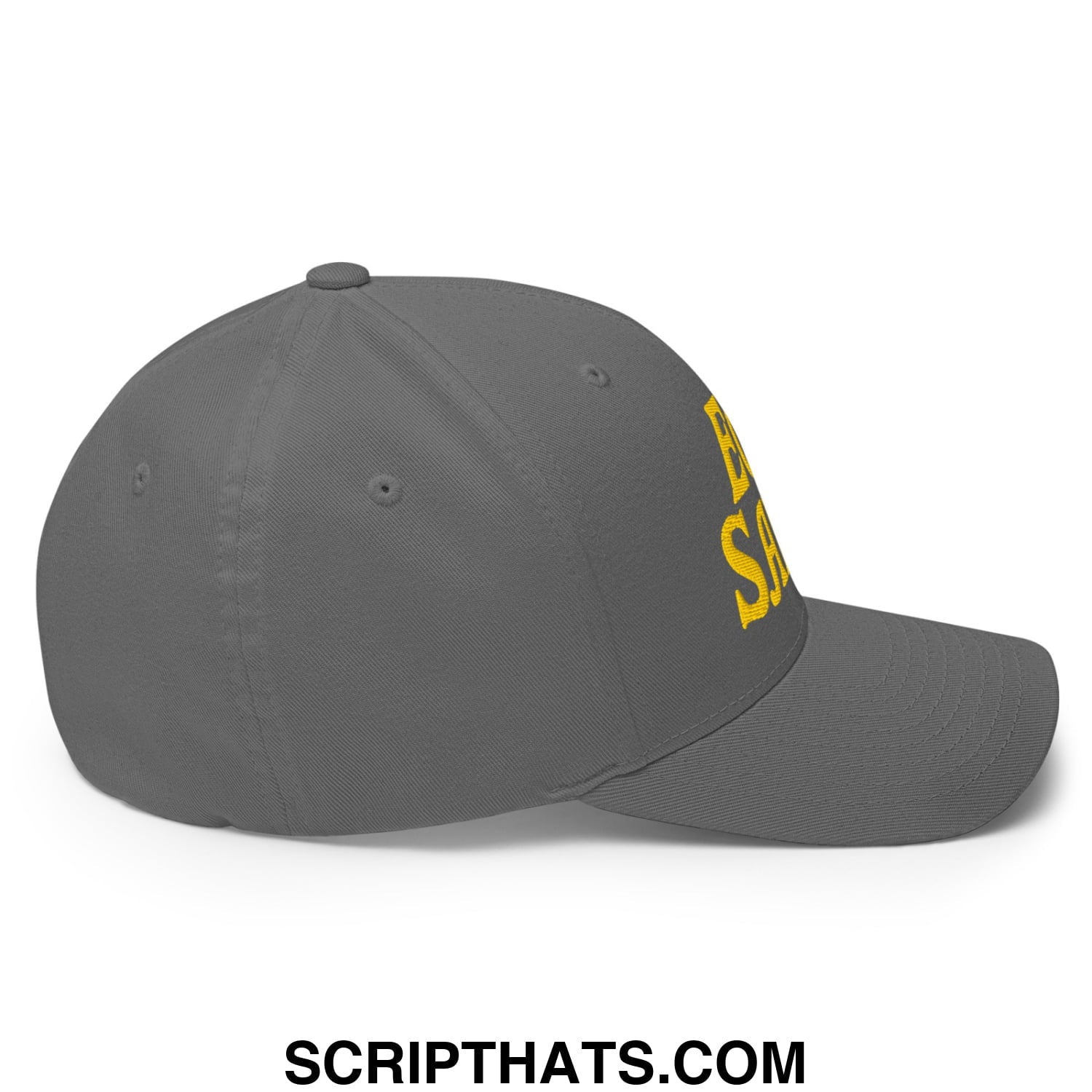 Egg Salad Embroidered Stretch Fit Golf Hat Grey