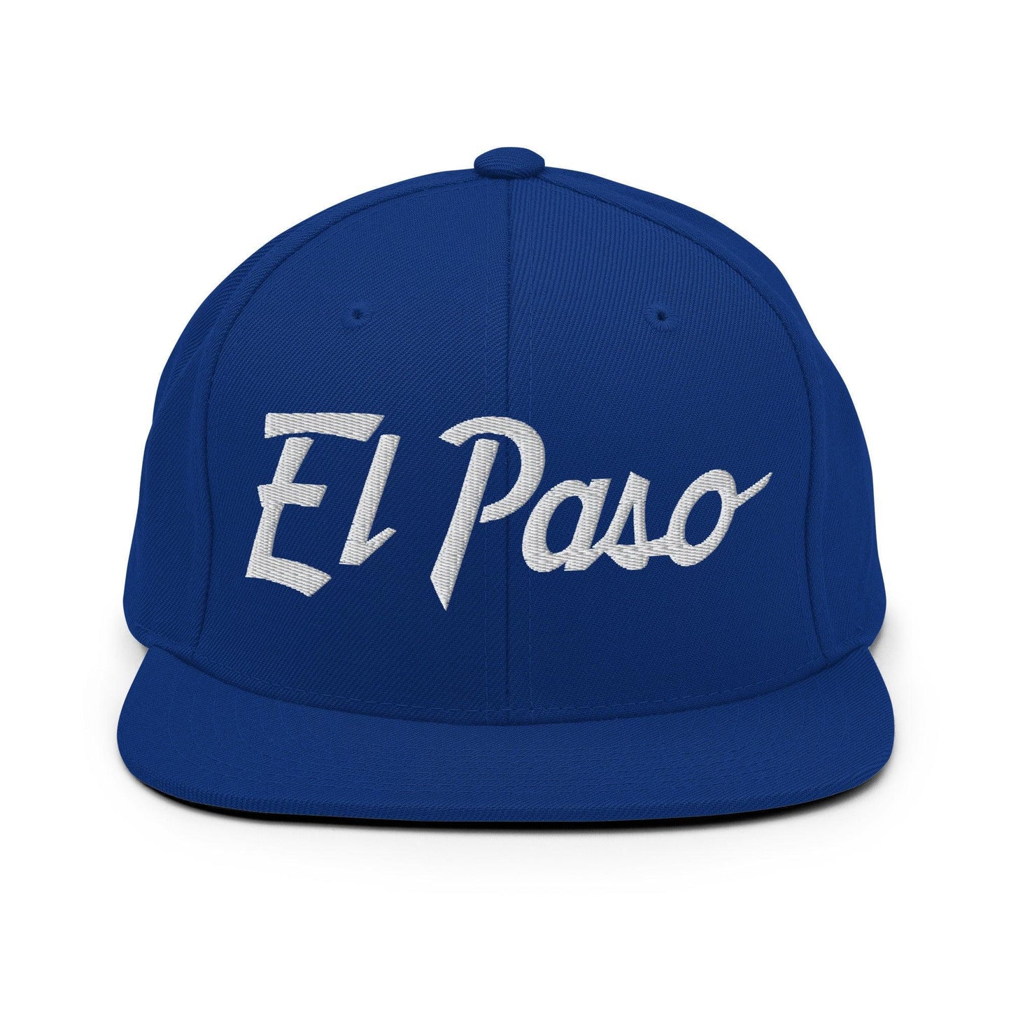 El Paso Script Snapback Hat Royal Blue