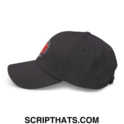 Emotional Support Wife Embroidered Unstructured Dad Hat Dark Grey