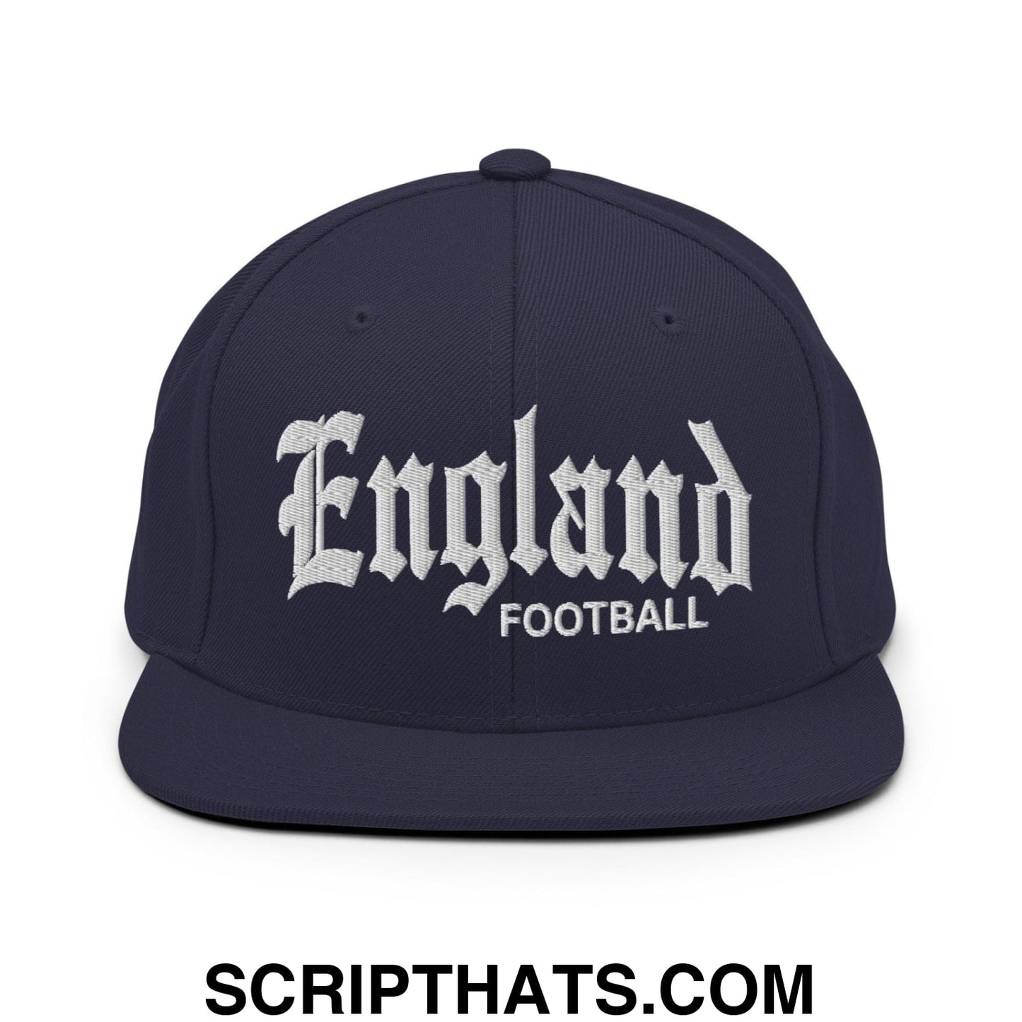 England Football Soccer Old English OG Snapback Hat Navy