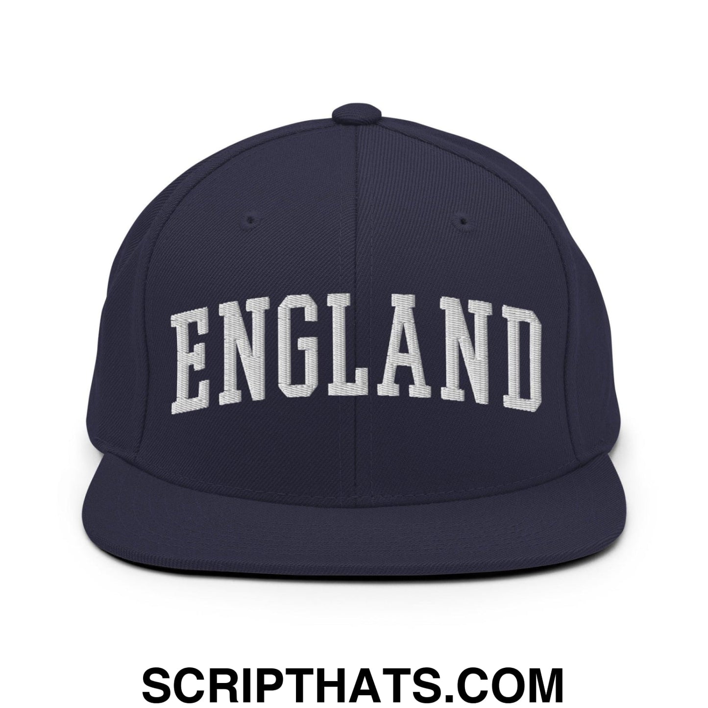 England Letterman Varsity Block Snapback Hat Navy