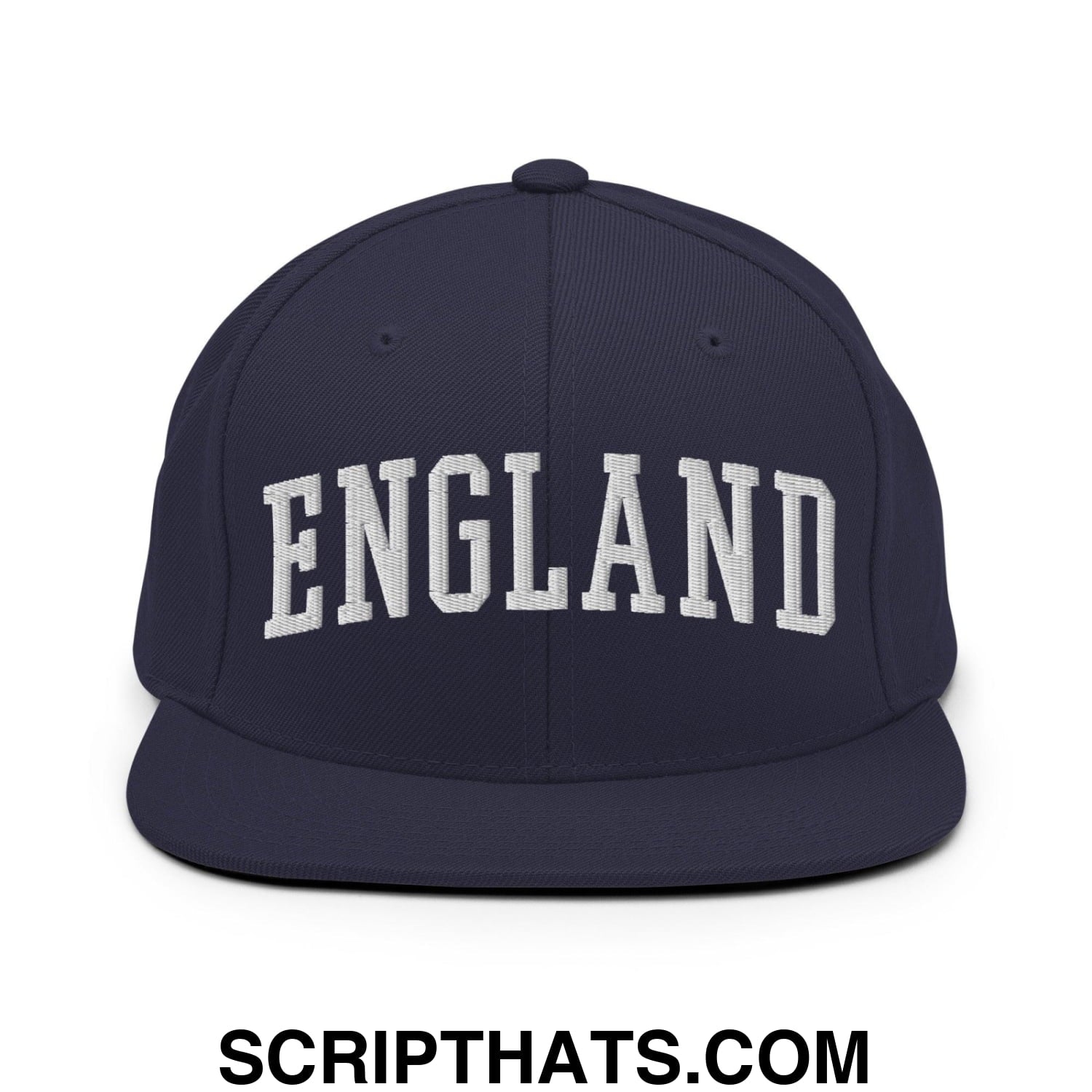 England Letterman Varsity Block Snapback Hat Navy