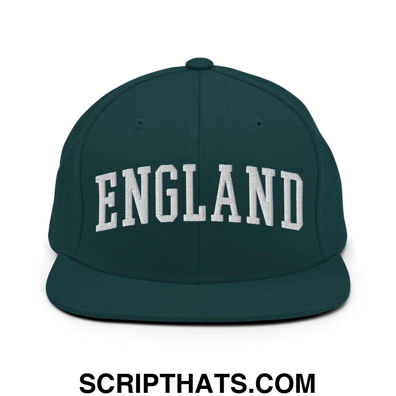 England Letterman Varsity Block Snapback Hat Spruce