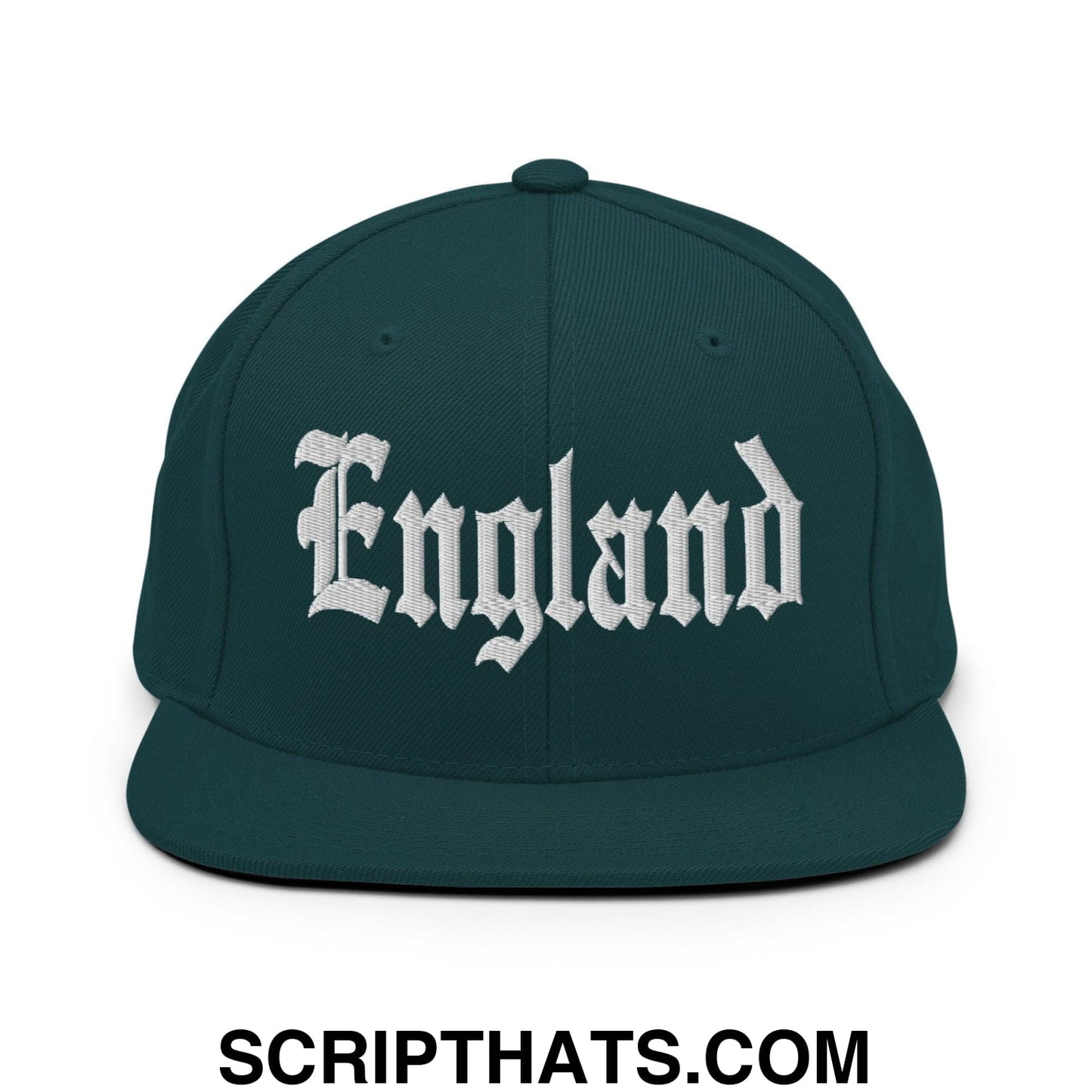 England OG Old English Snapback Hat Spruce