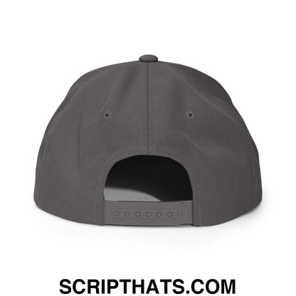 England Old English OG Snapback Hat Dark Grey