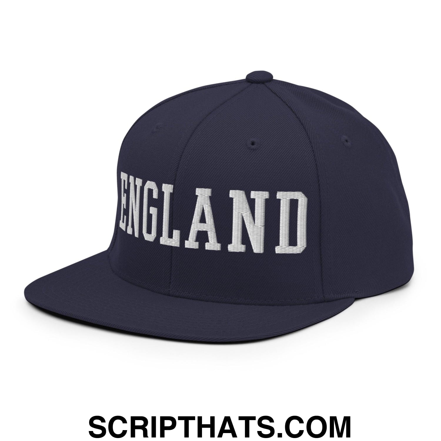 England Varsity Letterman Block Snapback Hat Navy