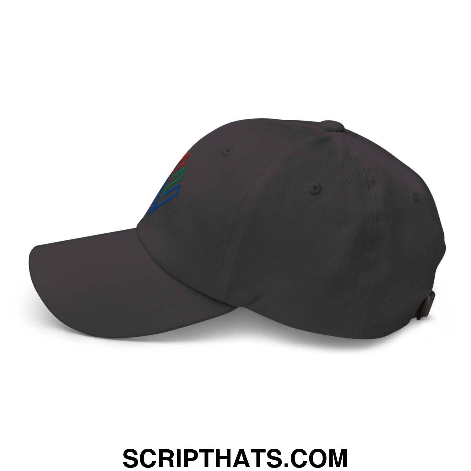 Enron Embroidered Dad Hat Dark Grey