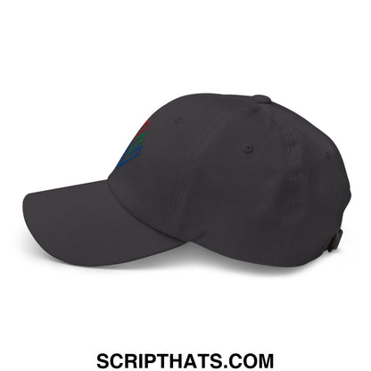 Enron Embroidered Dad Hat Dark Grey