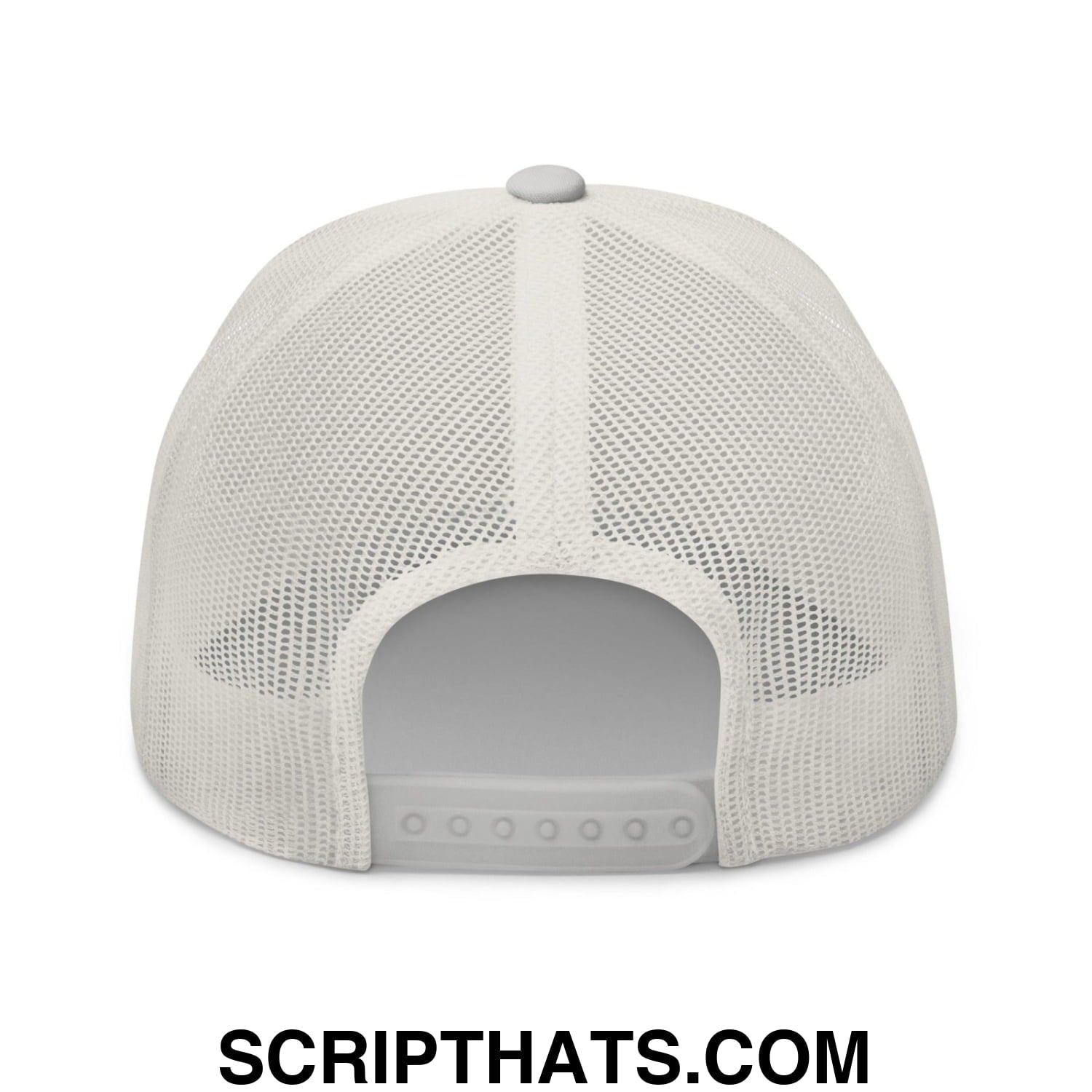 Enron Embroidered Mesh Trucker Hat Silver