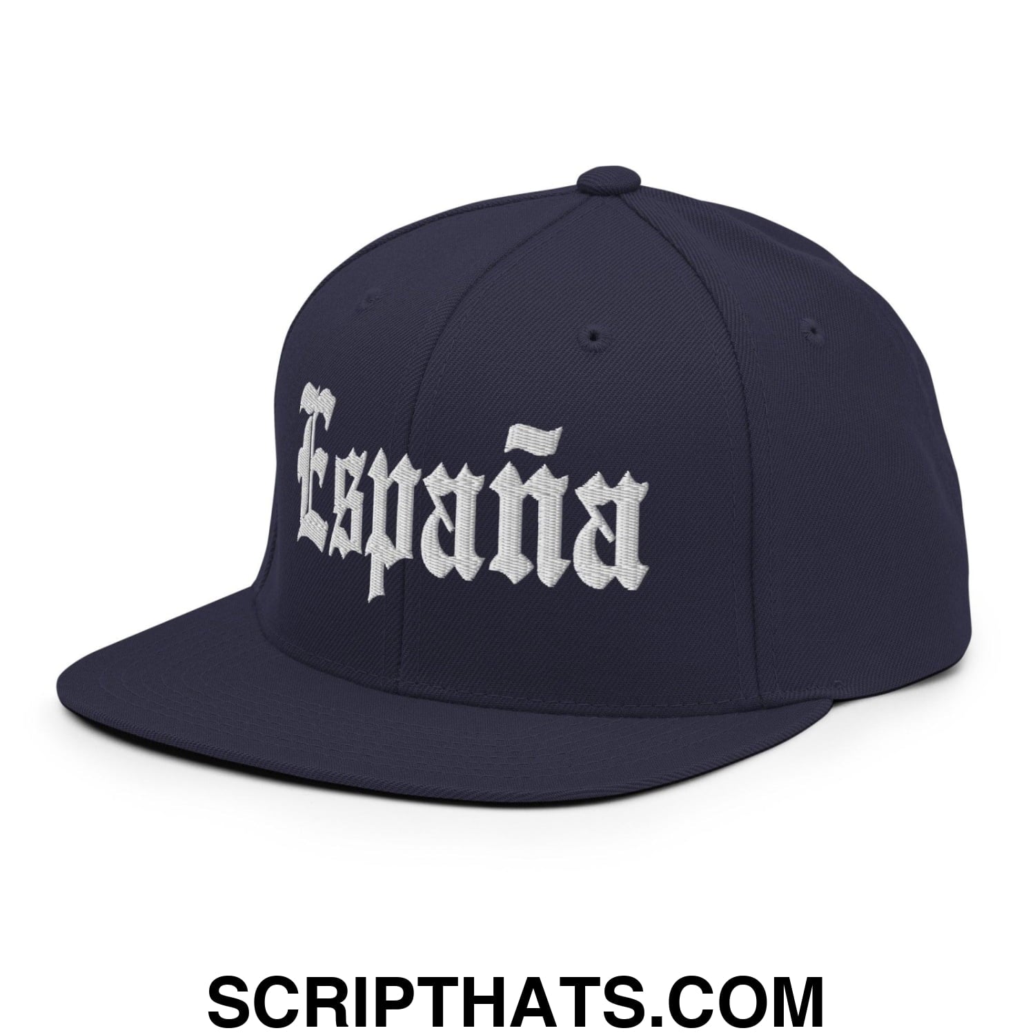 Espana OG Old English Snapback Hat Navy
