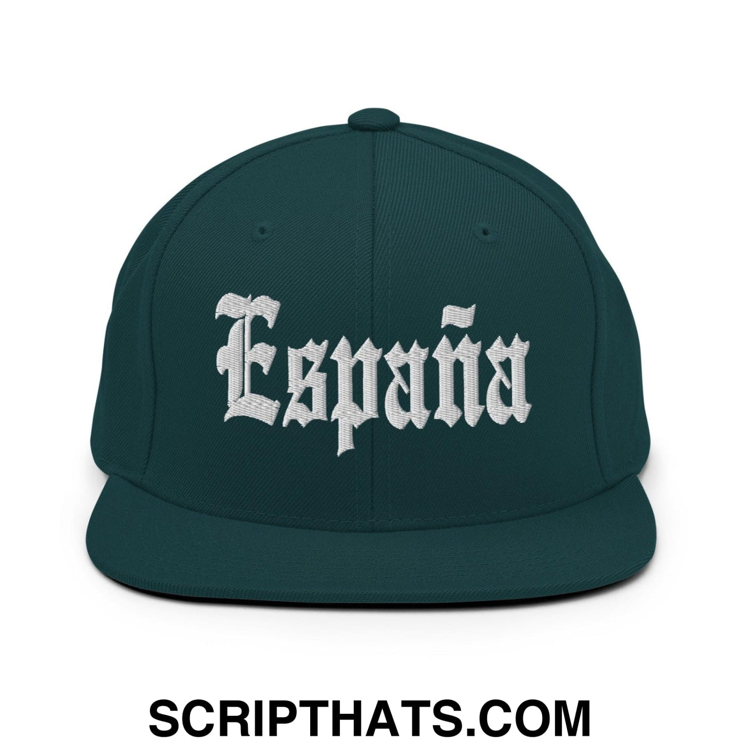 Espana OG Old English Snapback Hat Spruce