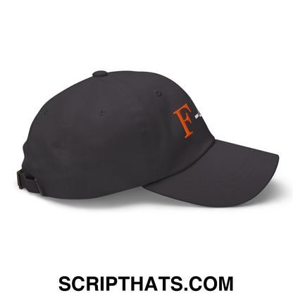 F-47 FDT Embroidered Unstructured Dad Hat Dark Grey