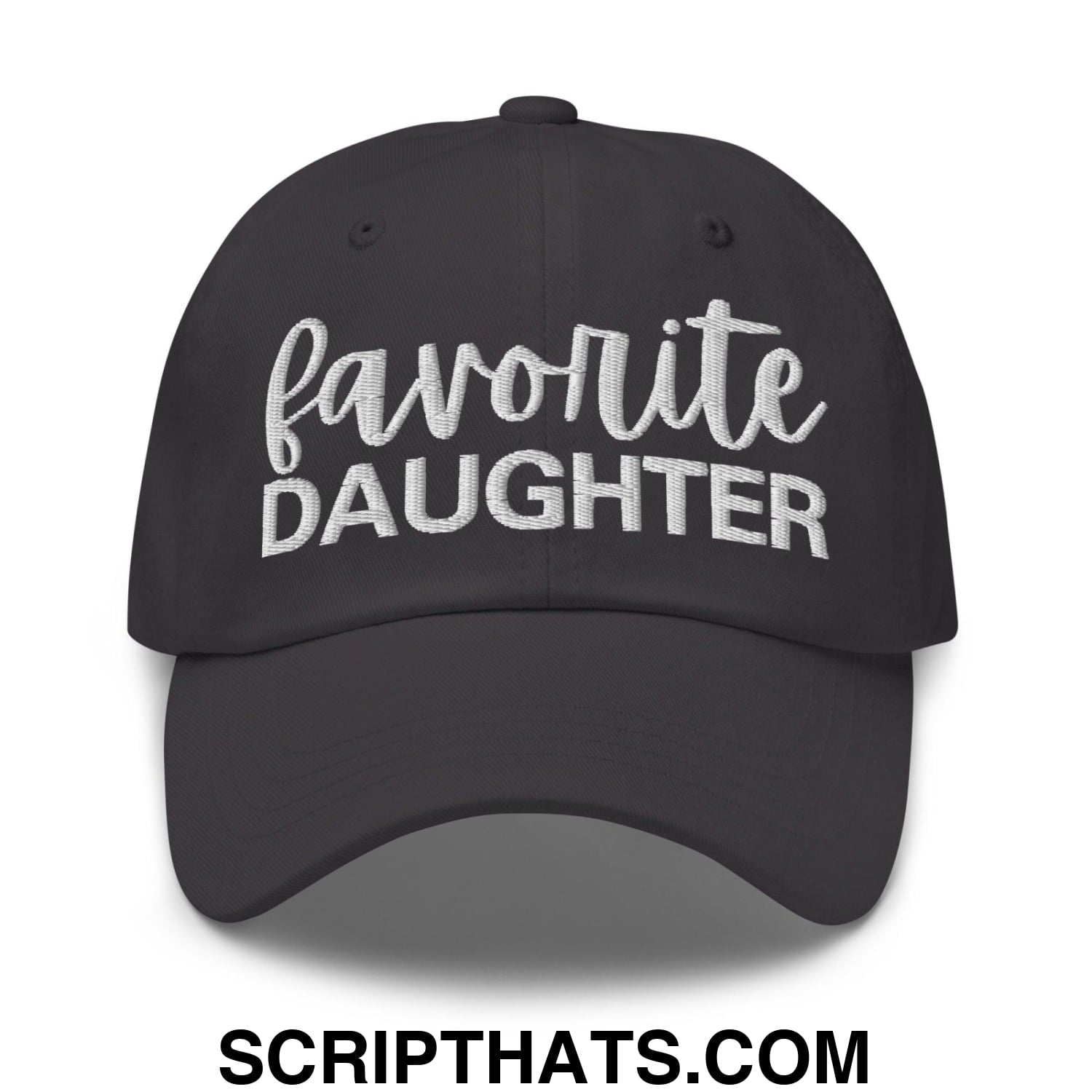 Favorite Daughter Embroidered Dad Hat Dark Grey