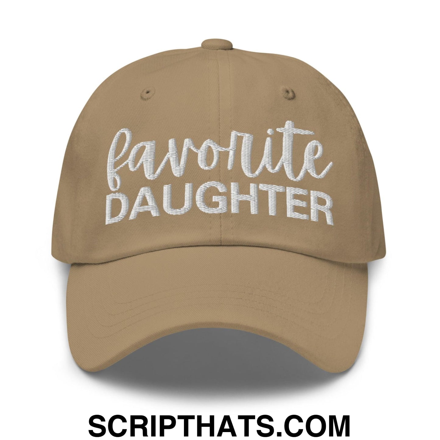 Favorite Daughter Embroidered Dad Hat Khaki