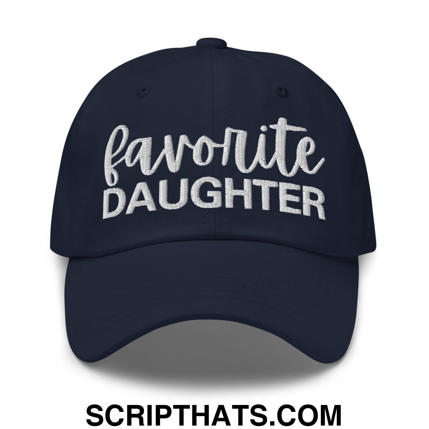 Favorite Daughter Embroidered Dad Hat Navy