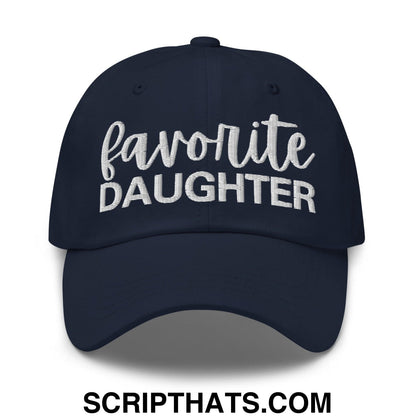 Favorite Daughter Embroidered Dad Hat Navy