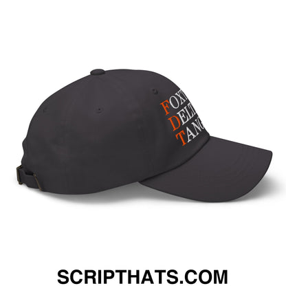 FDT Foxtrot Delta Tango Embroidered Unstructured Dad Hat Dark Grey