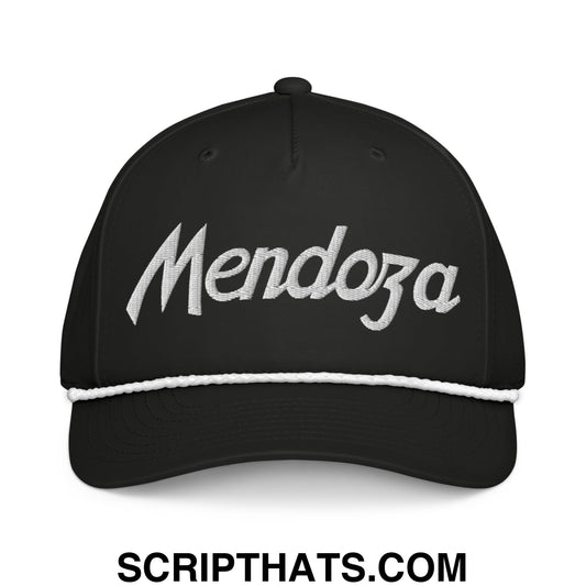 Fernando Mendoza 2026 Raiders Draft Day Vintage Sports Script Embroidered Rope Snapback Hat Default Title