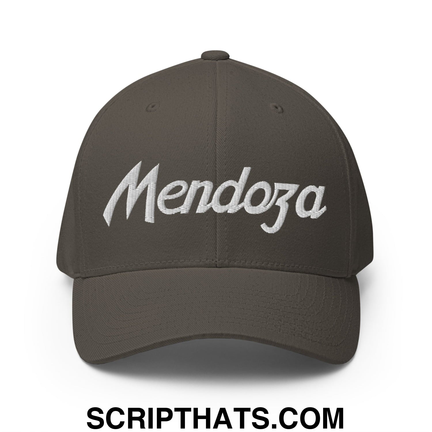 Fernando Mendoza 2026 Raiders Draft Day Vintage Sports Script Embroidered Stretch Fit Baseball Hat Dark Grey