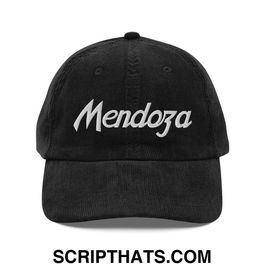 Fernando Mendoza 2026 Raiders Draft Day Vintage Sports Script Embroidered Unstructured Corduroy Dad Hat Default Title