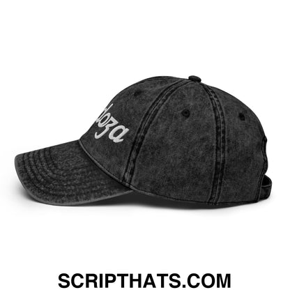 Fernando Mendoza 2026 Raiders Draft Day Vintage Sports Script Embroidered Unstructured Denim Dad Hat Default Title